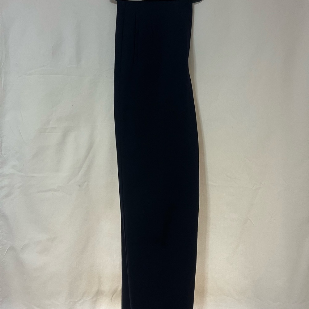 Zara Navy High-Waisted Dress Pants